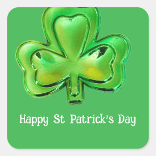 Shamrock St Patrick's Day Stickers