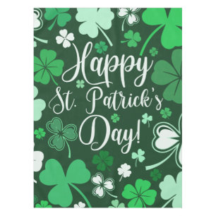 Shamrock St. Patrick's Day Tablecloth
