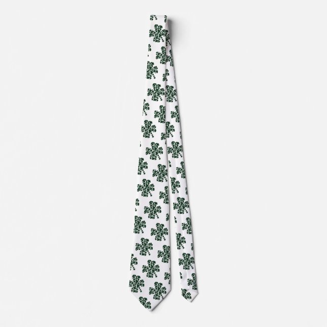 Shamrock St Patricks Day Tie (Front)