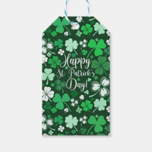 Shamrock St Patrick's Gift Tags