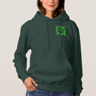 Shamrock Stamp by Kenneth Yoncich Hoodie
