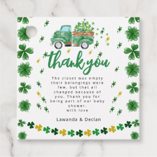 Shamrock   Thank you Favour Tags
