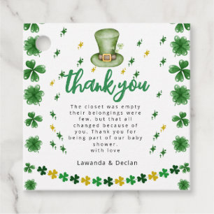 Shamrock   Thank you Favour Tags