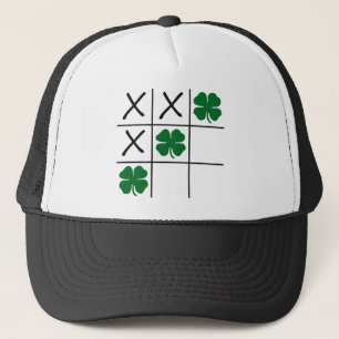 Shamrock Tic Tac Toe Trucker Hat