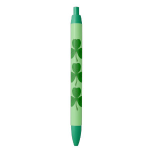 Shamrock Trio Black Ink Pen