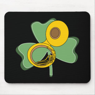 Shamrock Tuba Mouse Mat