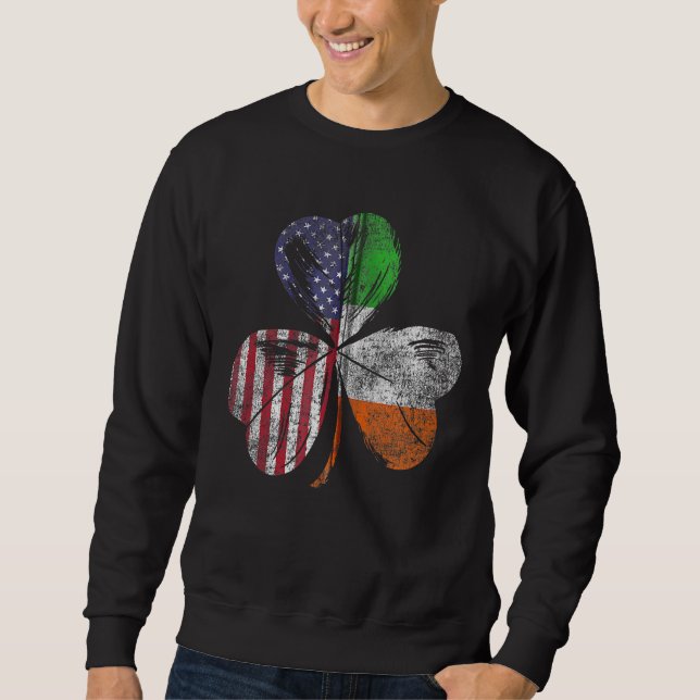 Shamrock Usa Ireland Sweatshirt (Front)
