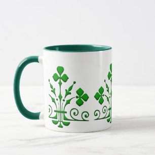 Shamrock Vintage Icon Art Mug