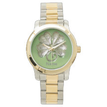 Shamrock Watch! Irish Watch! Add Name!