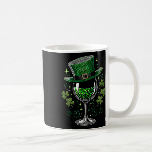 Shamrock Wine Gles Drinking St Patricks Day Irish Coffee Mug