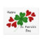 Shamrock with hearts