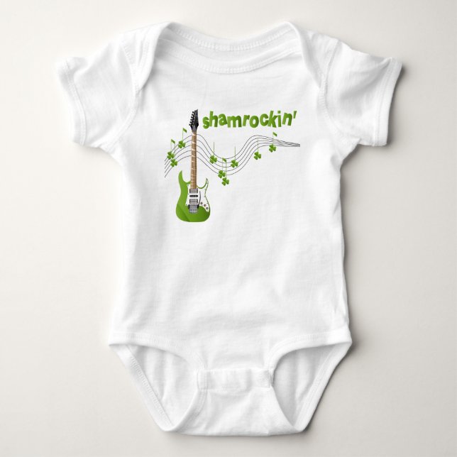 Shamrockin Baby Bodysuit (Front)