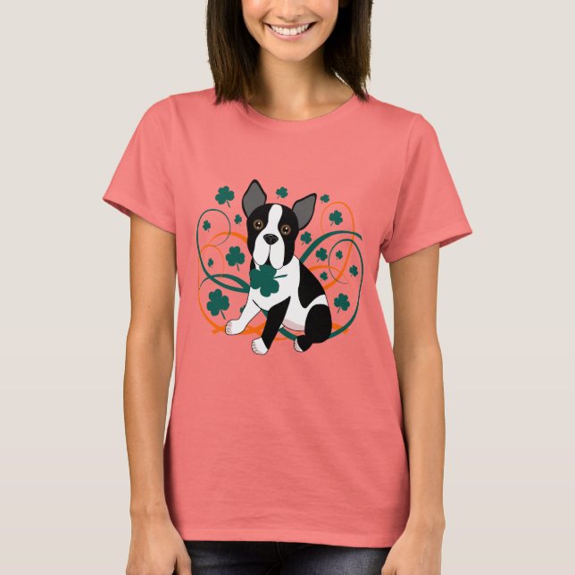 Shamrockin'  Terrier T-Shirt (Front)