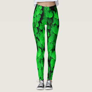Shamrocks and Hearts Saint Patrick's Day Leggings