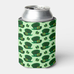 Shamrocks and Leprechaun Hats Can Cooler