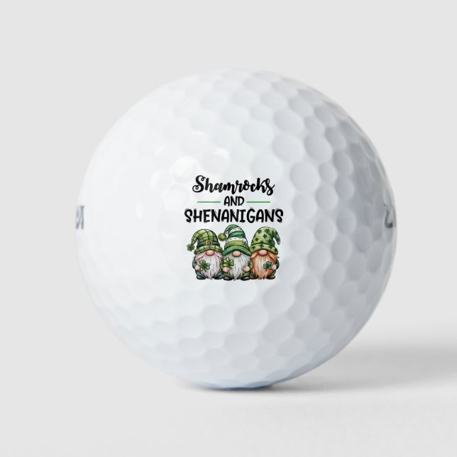 Shamrocks and Shenanigans Golf Balls (Front)