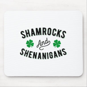 Shamrocks And Shenanigans St Patricks Day Irish Me Mouse Mat