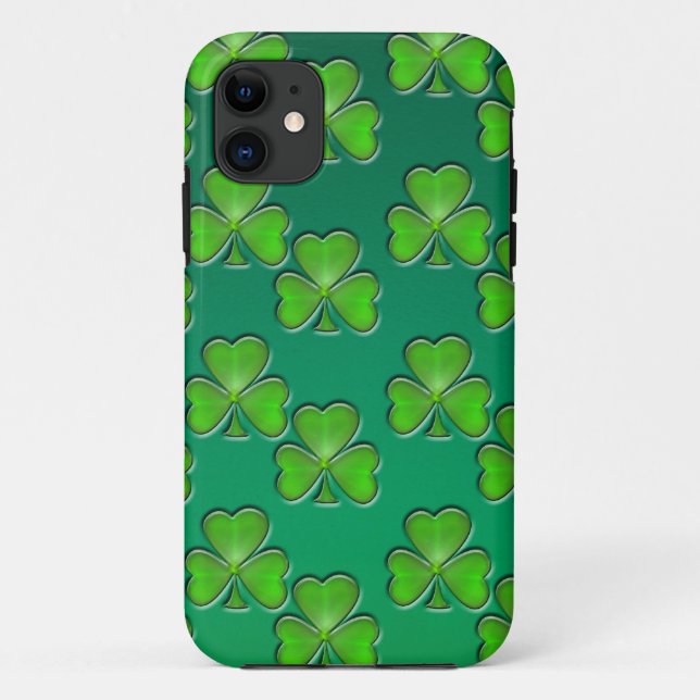 Shamrocks Case-Mate iPhone Case (Back)