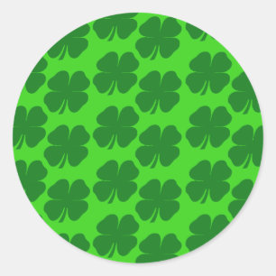 Shamrocks Classic Round Sticker