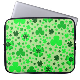 Shamrocks & Clover Laptop Sleeve