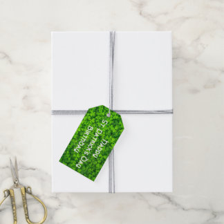 Shamrocks Clover Leaves St. Patrick's Day Birthday Gift Tags