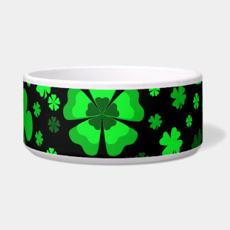 Shamrocks & Clovers Dog Bowl