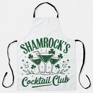 Shamrocks Cocktail Club Apron