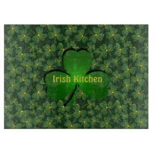 Shamrocks Design Cutting Board