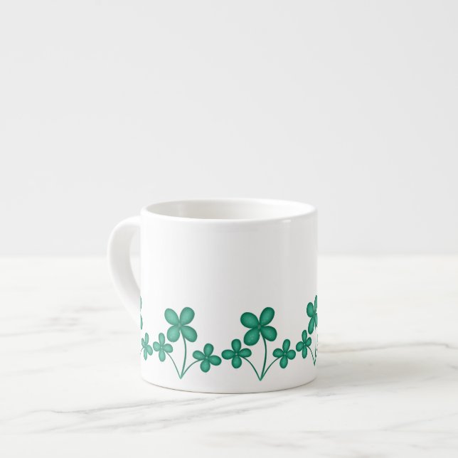 Shamrocks Espresso Mug (Front Left)
