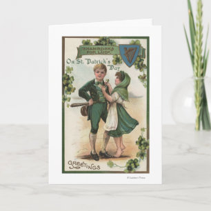 Shamrocks for Luck Card