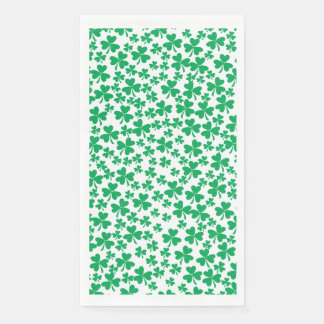 Shamrocks for S Patricks Day Napkin