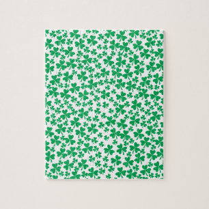 Shamrocks for St Patrick's Day Jigsaw Puzzle
