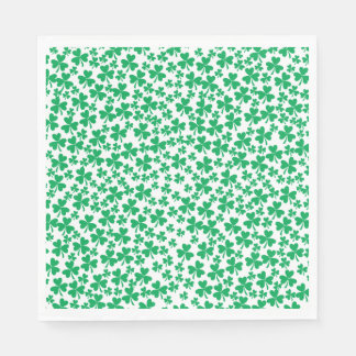 Shamrocks for St Patricks Day Napkin