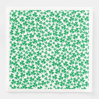 Shamrocks for St Patricks Day Napkin