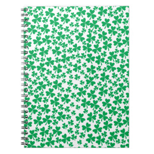 Shamrocks for St Patrick's Day Notebook