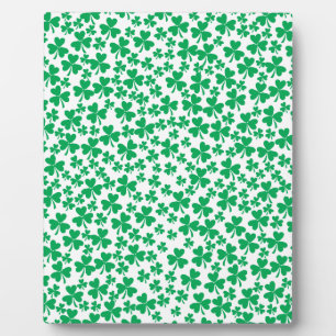 Shamrocks for St Patrick's Day Plaque