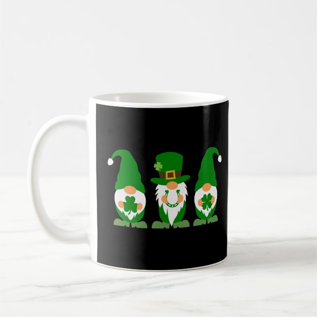 Shamrocks & Good Fortune 🍀 Coffee Mug (Left)