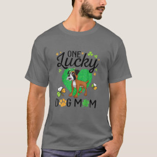 Shamrocks Heart Happy St Patrick Day One Lucky Box T-Shirt
