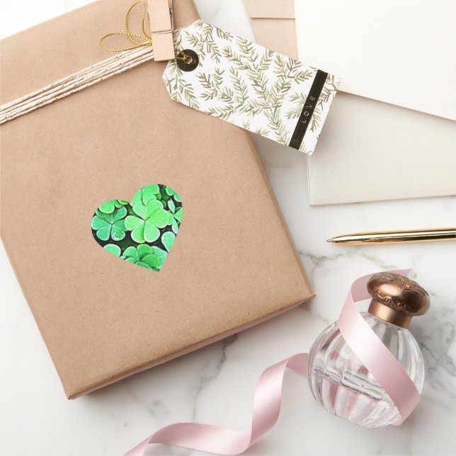 Shamrocks! Heart Sticker (Gifting)