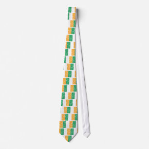 Shamrocks in a Flag Tie
