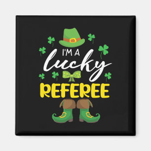 Shamrocks Leprechaun Body Saint Patrick I'm A Luck Magnet