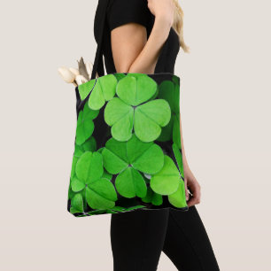 Shamrocks, Luck of the Irish Tote Bag