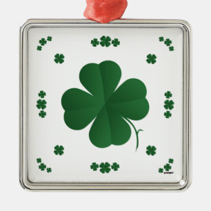 Shamrocks Metal Tree Decoration