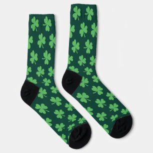 Shamrocks Pattern St Patrick's Day Socks