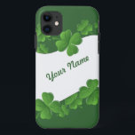 Shamrocks persionalized iPhone 11 case<br><div class="desc"></div>