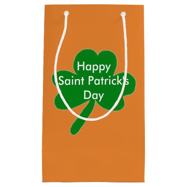 Shamrocks Saint Patrick's Day Gift Bags (Front)