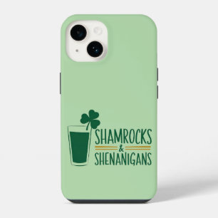 Shamrocks & Shenanigans: St. Patrick's Day Design iPhone 14 Case