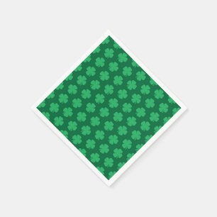 Shamrocks, symbol of St. Patrick's Day, Napkin