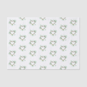 Shamrocks with Saviour's Crown St. Patrick's Day  Tissue Paper