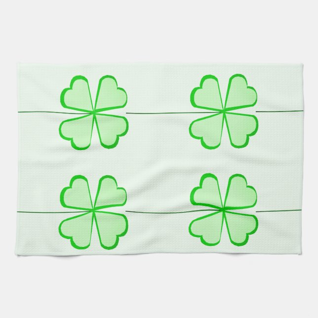 Shamrocks🍀Kitchen Towels (Horizontal)
